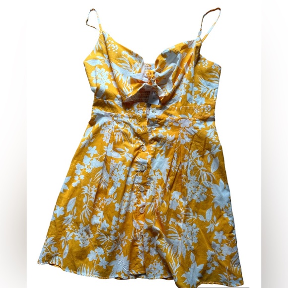 BNWT Suzy shier yellow flower dress - Picture 1 of 4